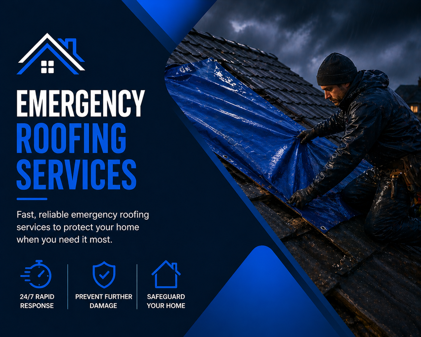 Emergency roofing