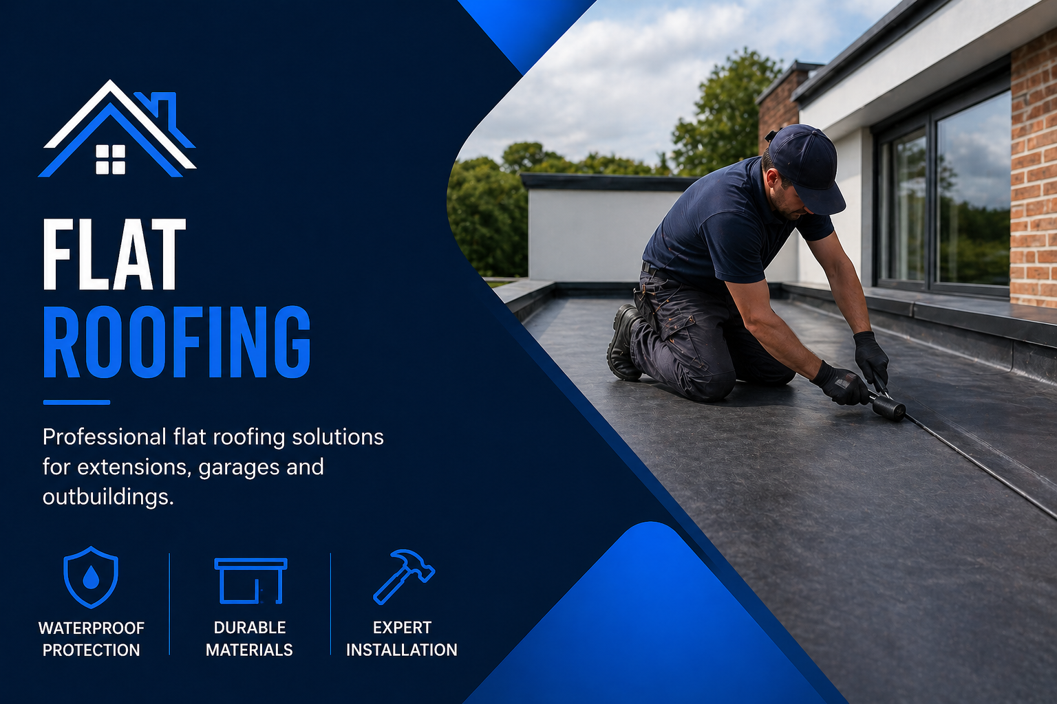 Flat roofing