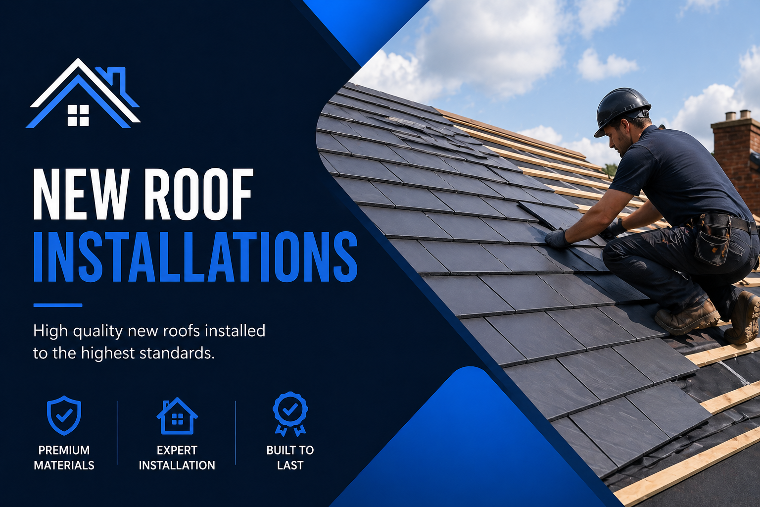 New roof installations